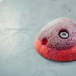 close up of a climbing hold
